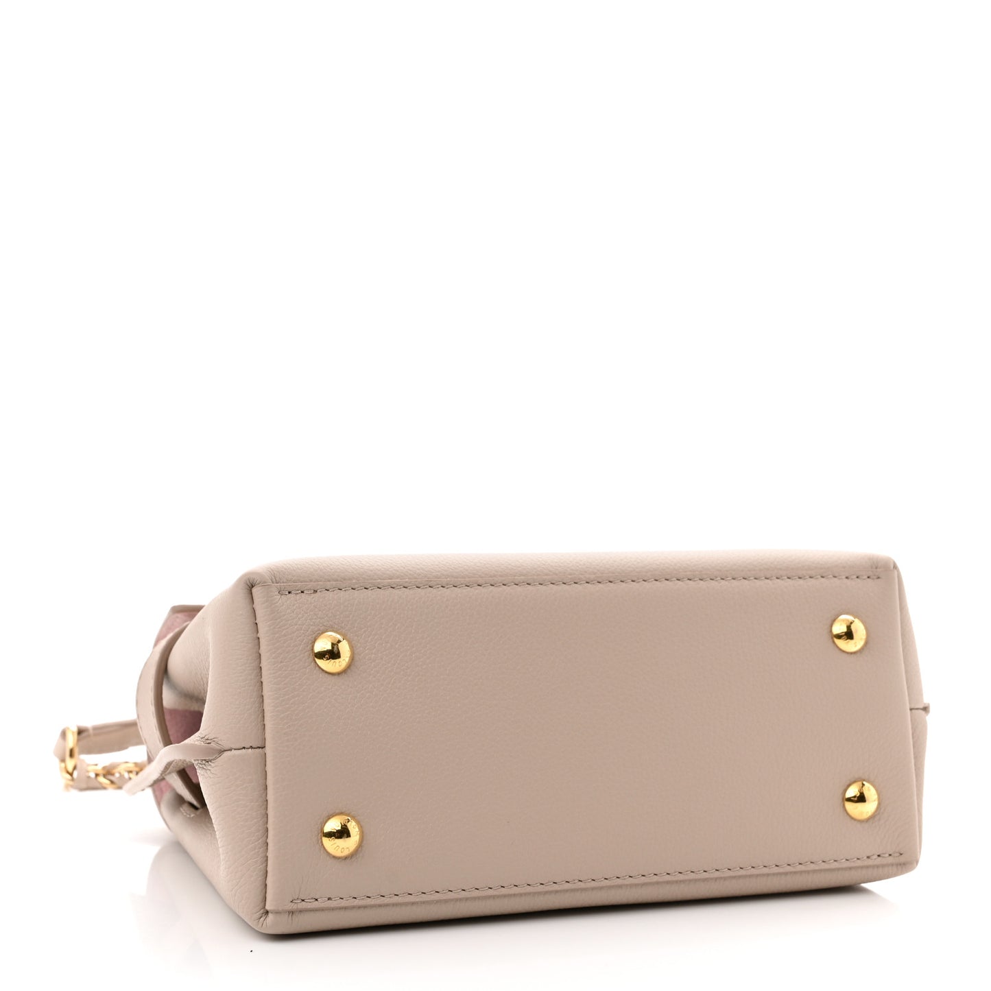 Soft Calfskin Mini Lockme Ever Greige