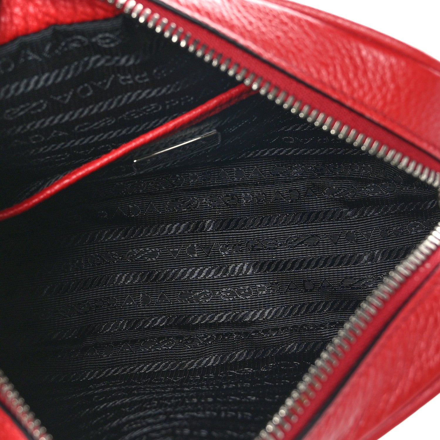 Prada Vitello Phenix Camera Bag Rosso 6 of 9