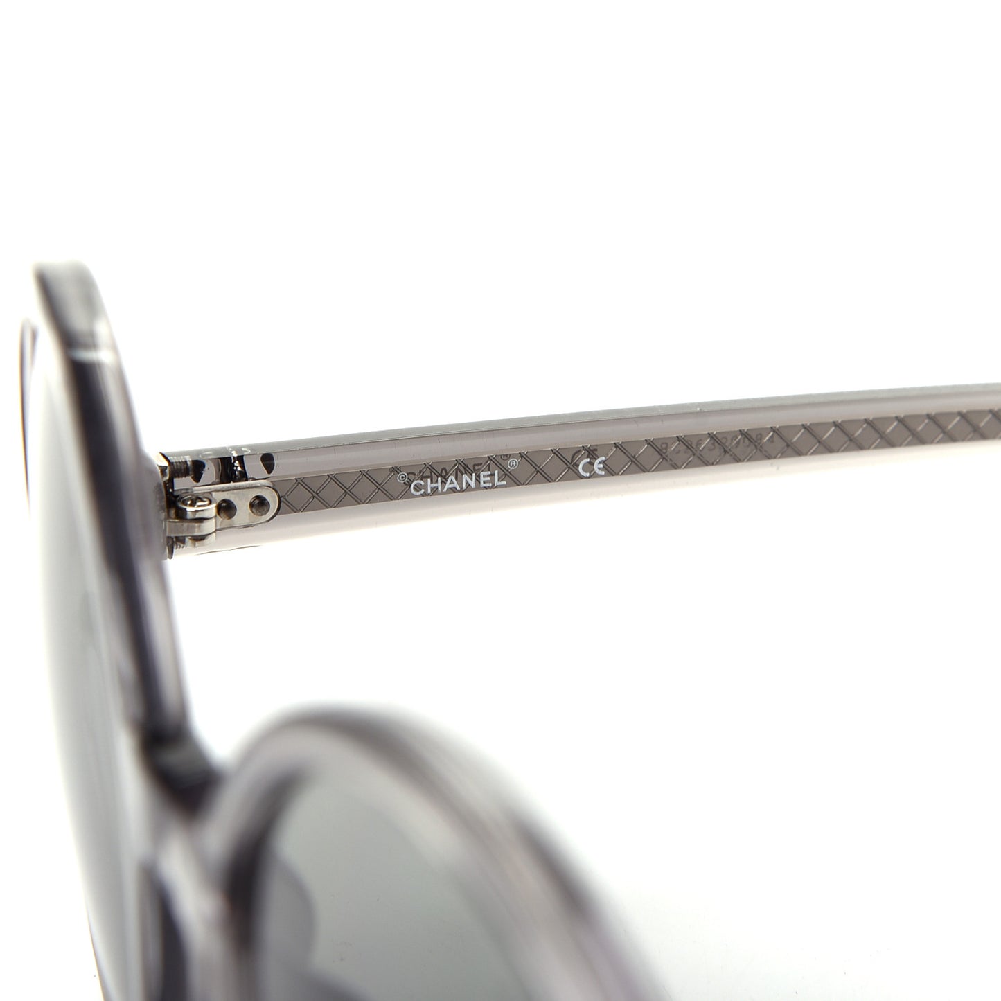 Acetate Round Sunglasses 71287A Grey