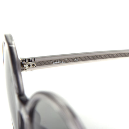 Chanel Acetate Round Sunglasses 71287A Grey 4 of 7