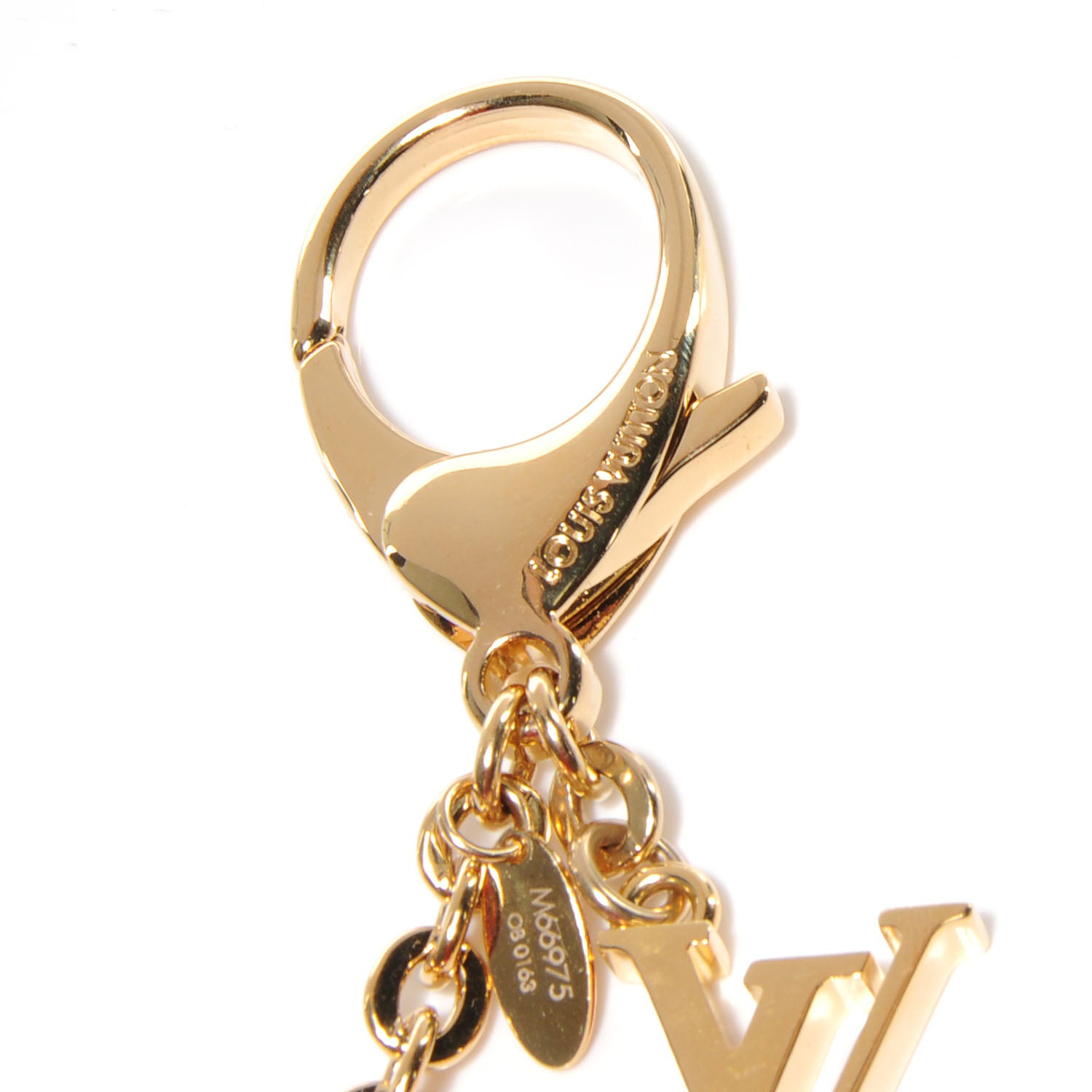Louis Vuitton Acetate Hollow Flower Bag Charm Fuchsia 3 of 6