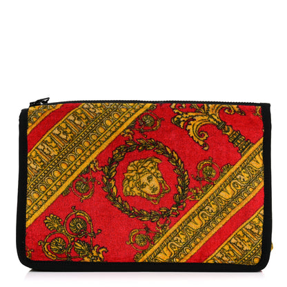 Versace Baroque Print Icon Pouch Red 1 of 8