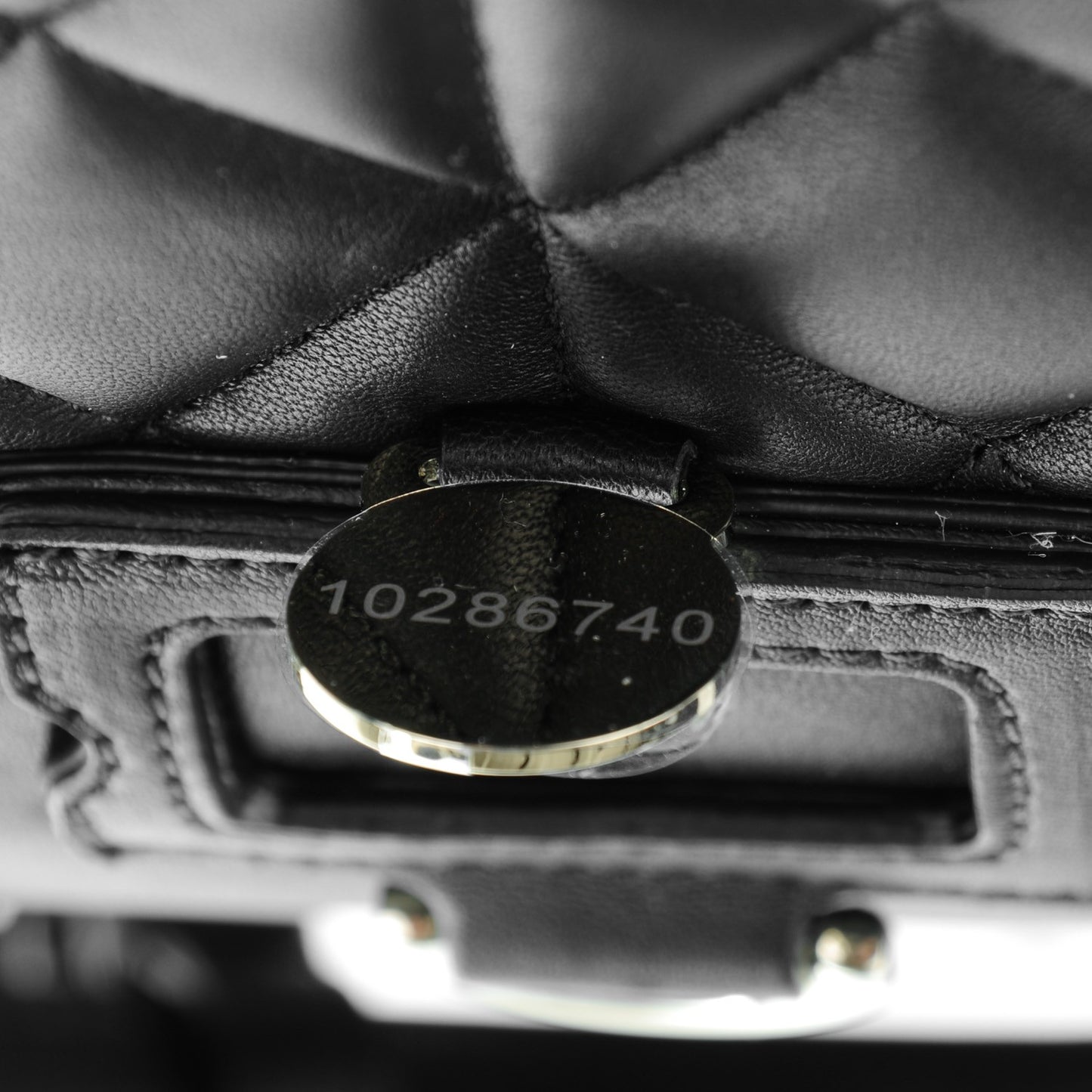 Nappa Quilted Mini Cara Delevingne Convertible Bag Black