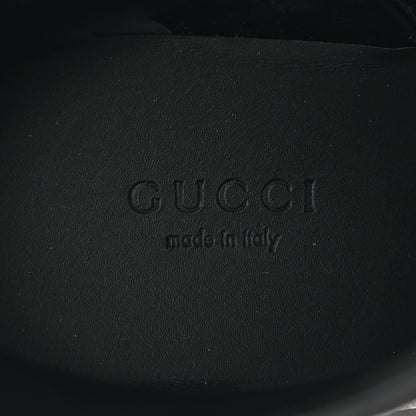 Gucci GG Supreme Monogram Magnum Calfskin Interlocking G Womens Lug Sole Ankle Boots 35.5 Beige Ebony Black 6 of 9