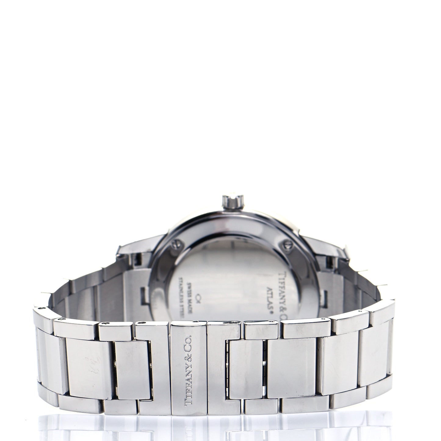 Stainless Steel 37mm Atlas 2-Hand Quartz Watch Blue Azure