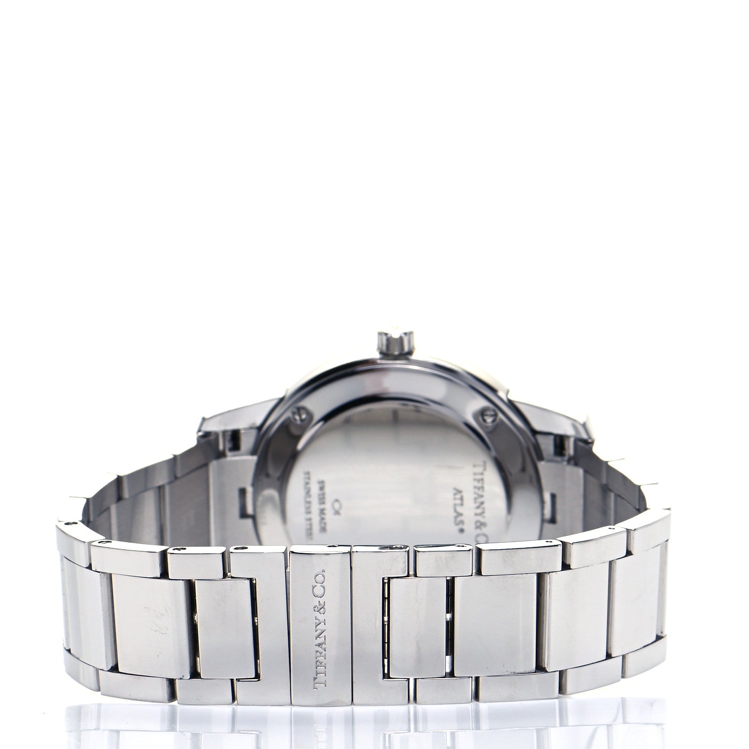 Tiffany Stainless Steel 37mm Atlas 2-Hand Quartz Watch Blue Azure 3 of 5
