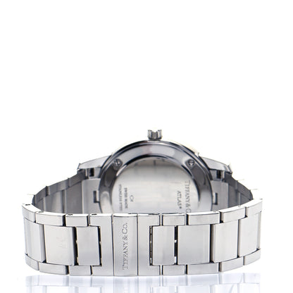Tiffany Stainless Steel 37mm Atlas 2-Hand Quartz Watch Blue Azure 3 of 5