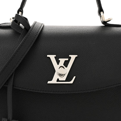 Louis Vuitton Calfskin Lockme Ever BB Black 7 of 9