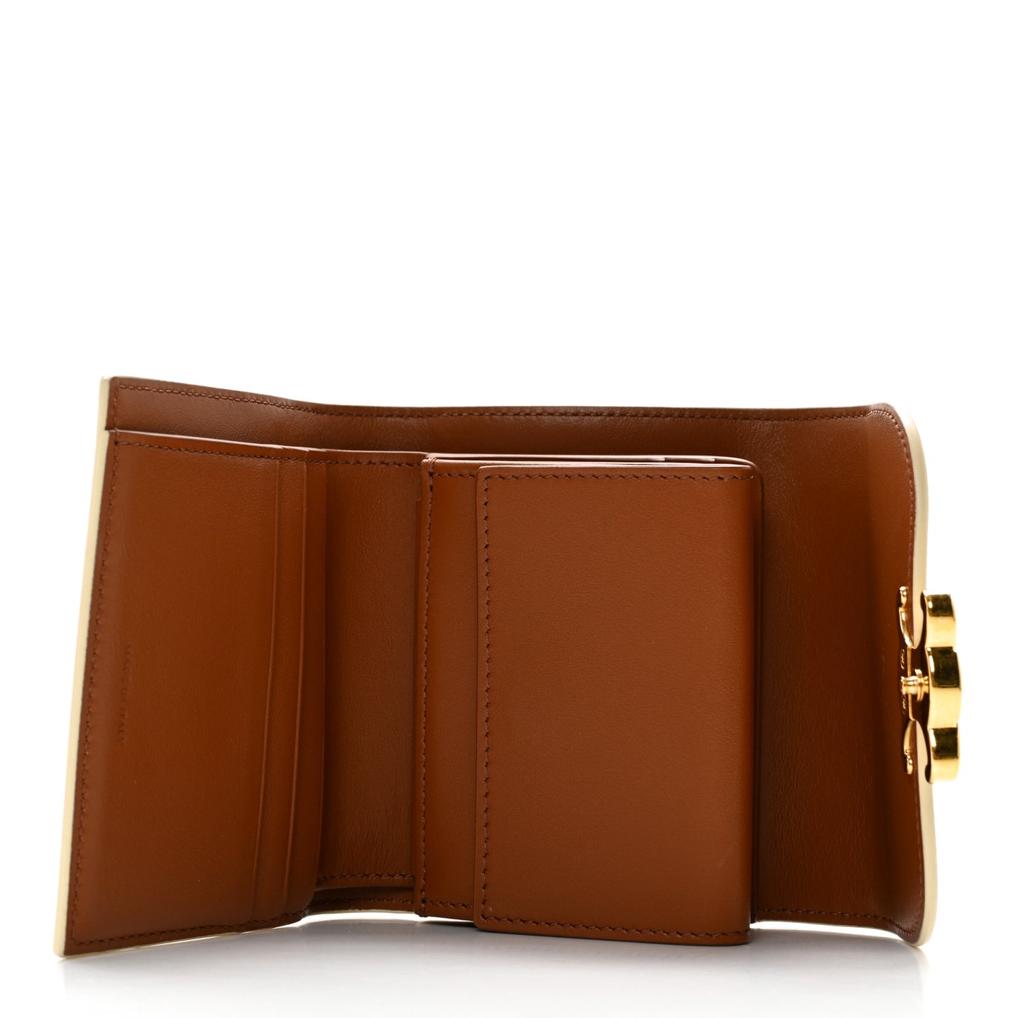 Triomphe Canvas Small Triomphe Wallet White