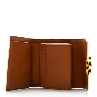 Celine Triomphe Canvas Small Triomphe Wallet White 6 of 15