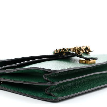Gucci Pebbled Calfskin Small Dionysus Shoulder Bag Emerald 9 of 13