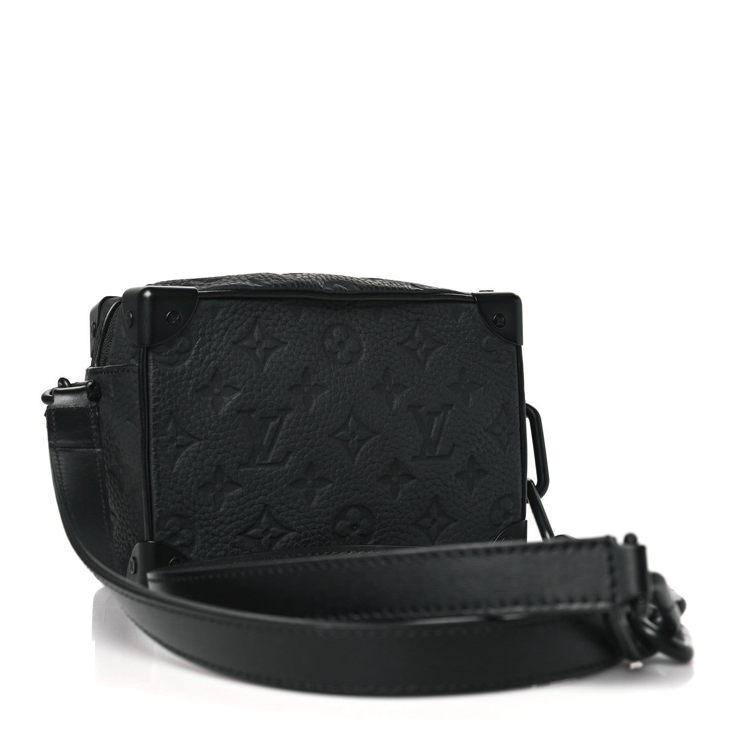 Louis Vuitton Taurillon Monogram Mini Soft Trunk Black 3 of 9