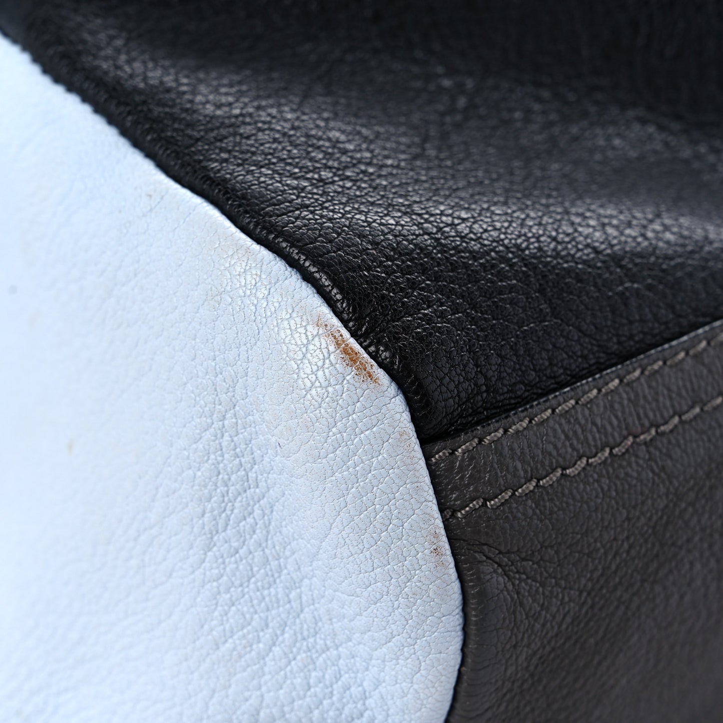 Sugar Goatskin Colorblock Medium Pandora Grey
