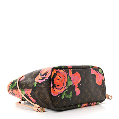 Louis Vuitton Monogram Roses Neverfull MM 1 of 21