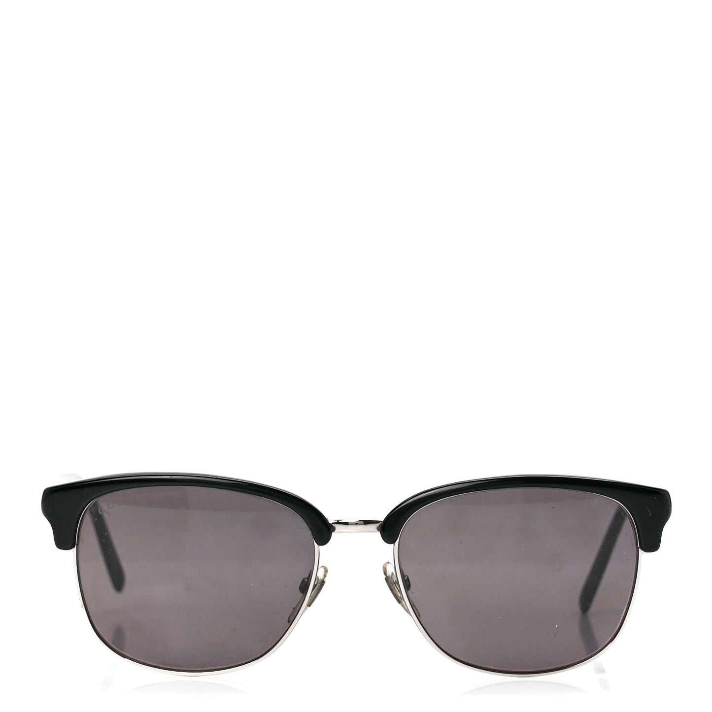 Acetate Metal Rectangle Sunglasses GG 2227/S Black