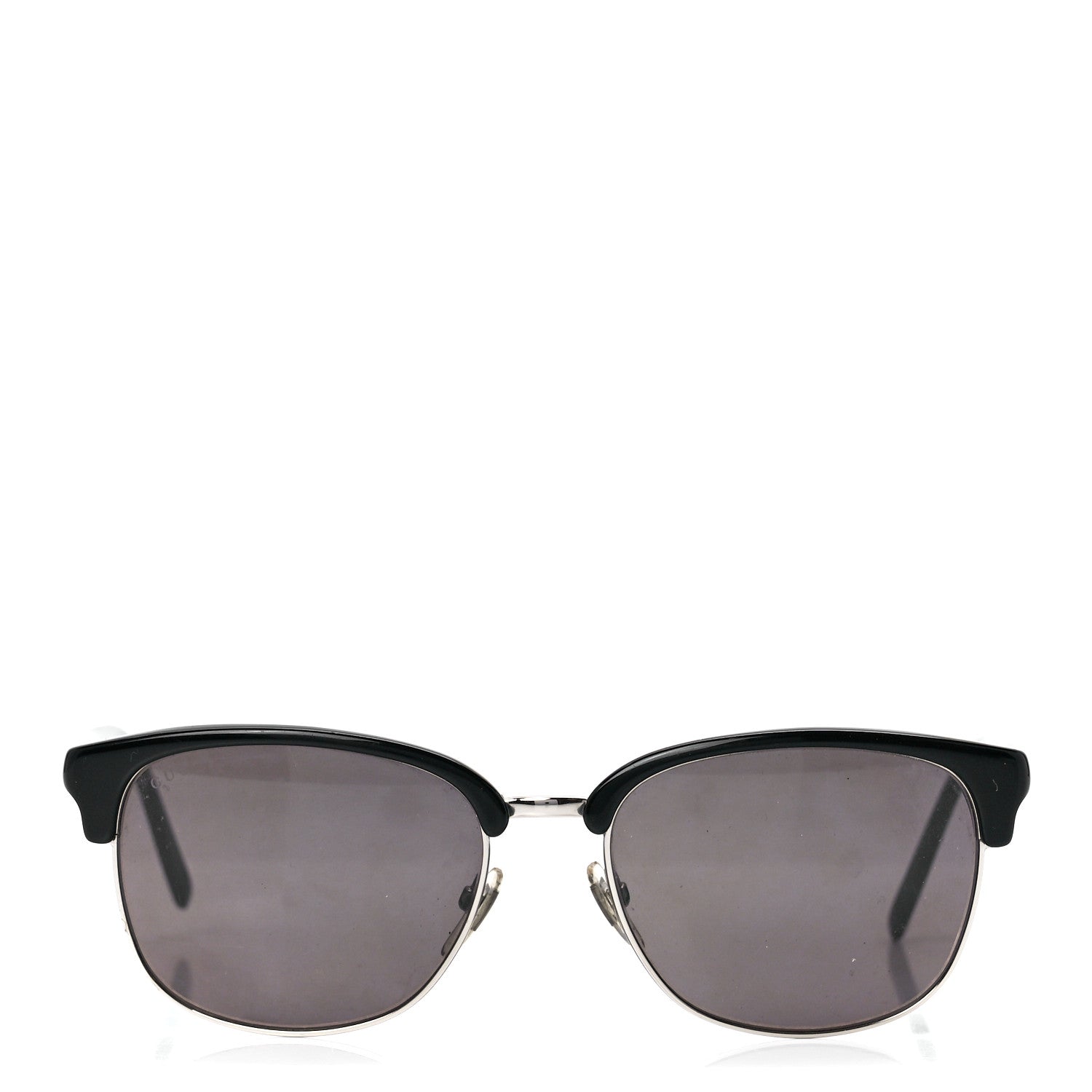 Gucci Acetate Metal Rectangle Sunglasses GG 2227/S Black 2 of 7