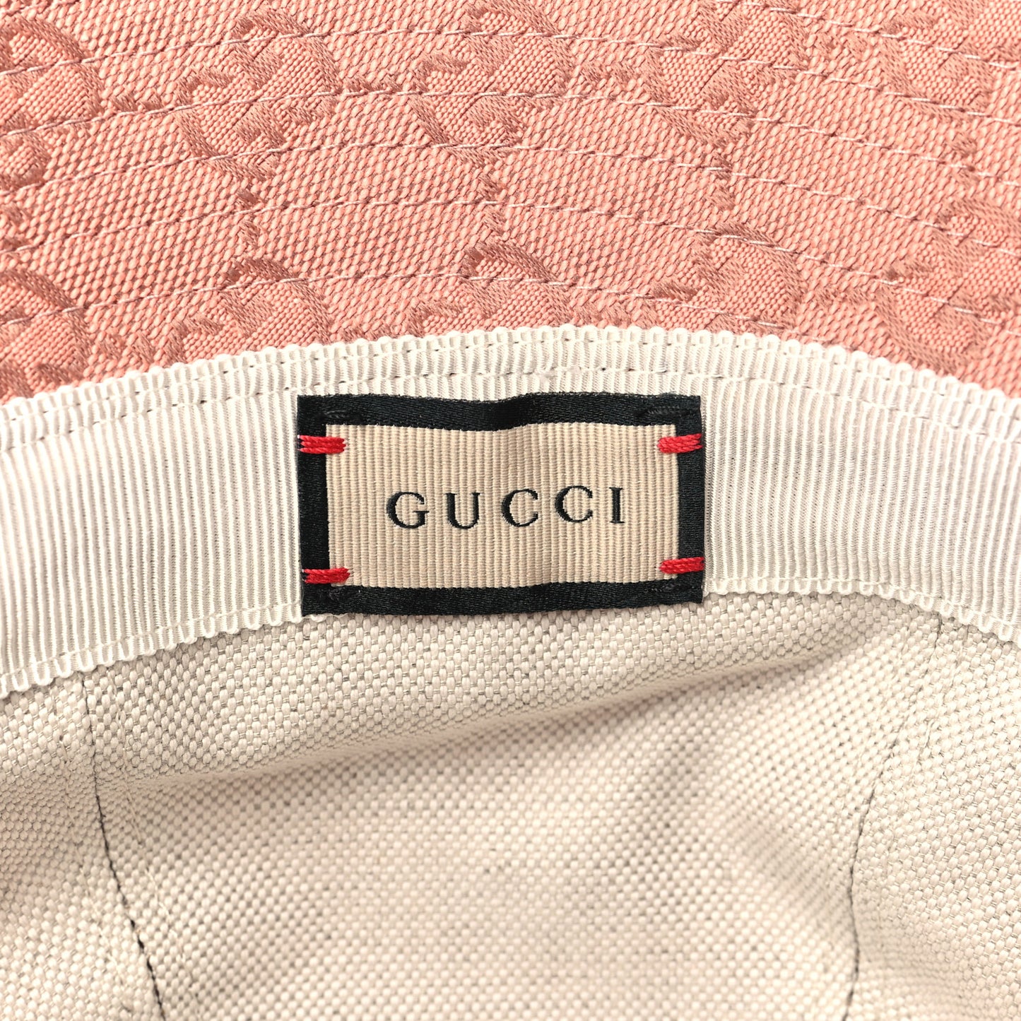 New Canvas GG Monogram Alina Bucket Hat M Pink