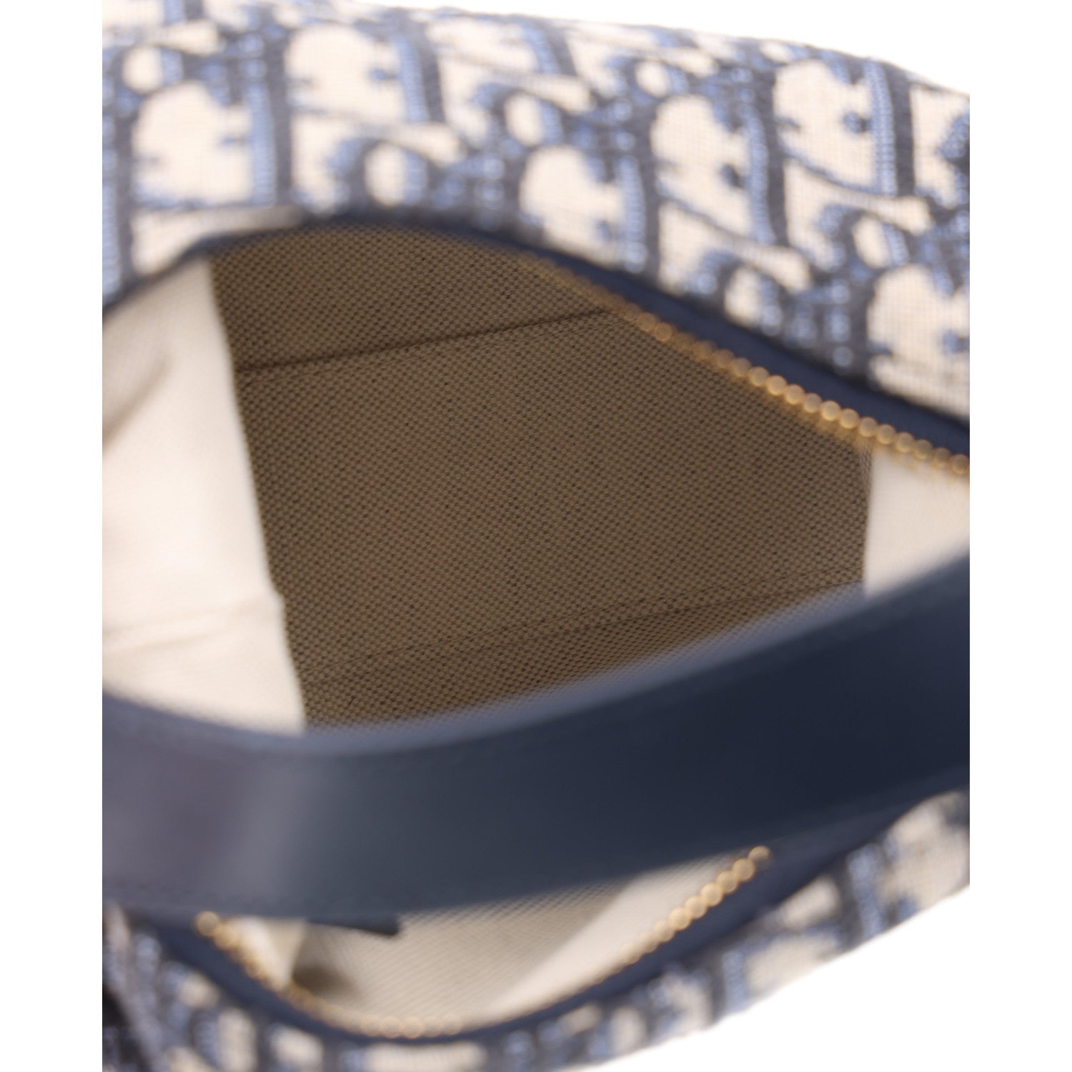 Christian Dior Oblique Jacquard Smooth Calfskin Mini D-Dream Blue