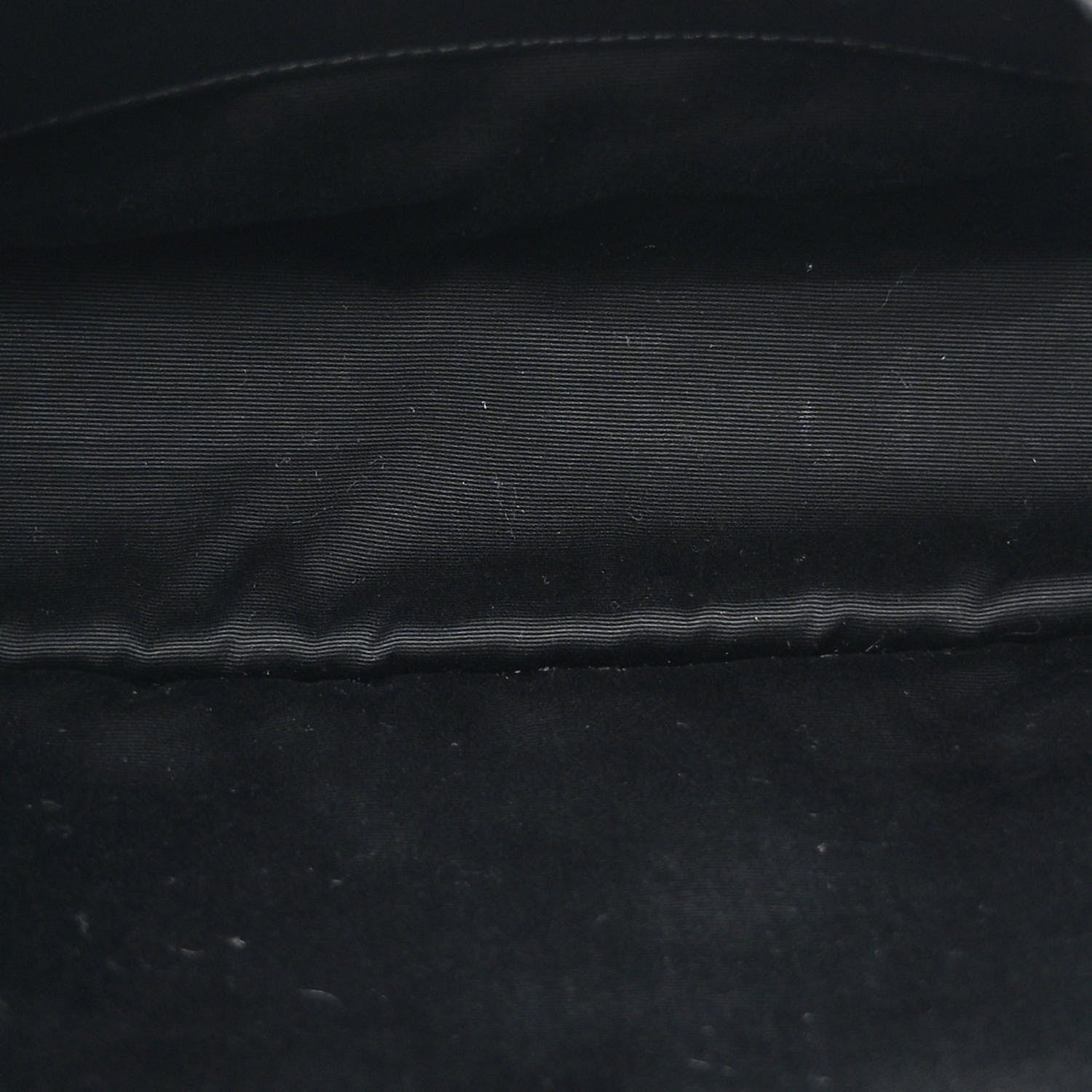 Saint Laurent Crinkled Calfskin Matelasse Monogram Large Niki Chain Satchel Black 5 of 14