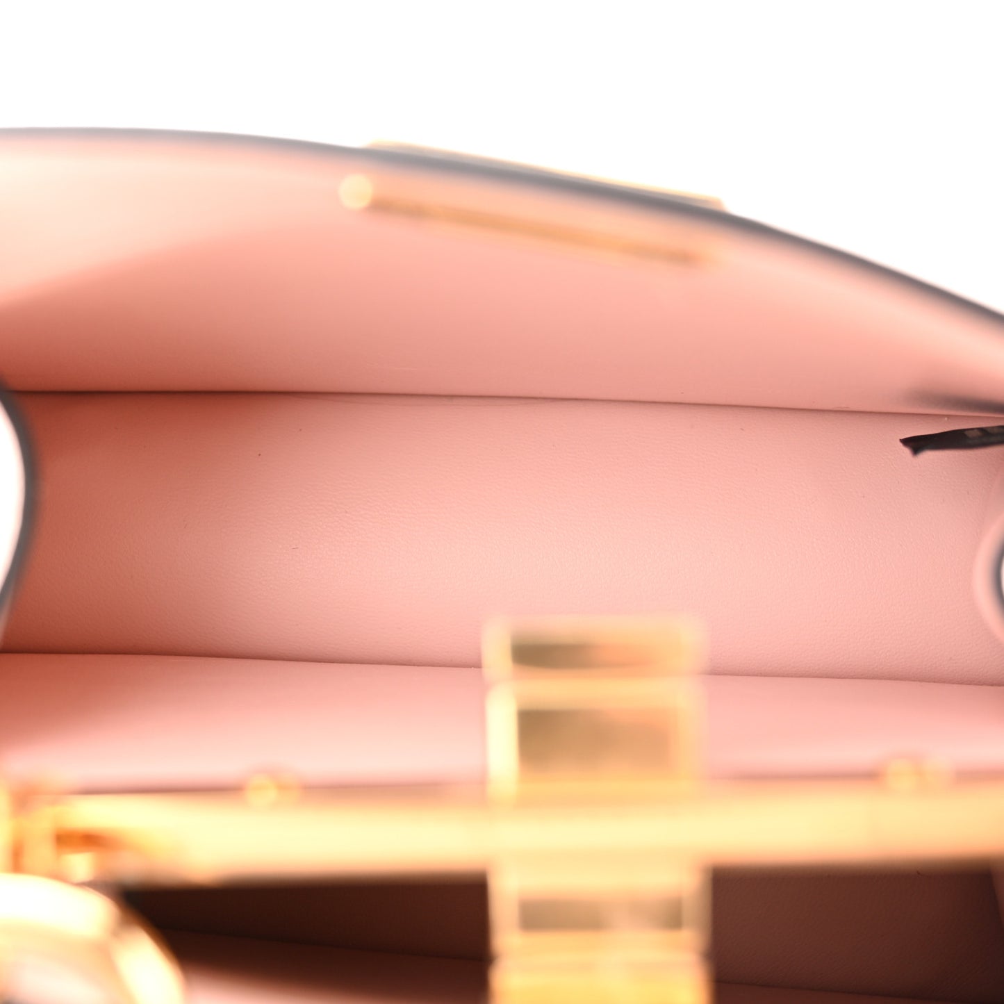 Shiny Nappa Petite Peekaboo I SEE U Satchel Rosa Confetto