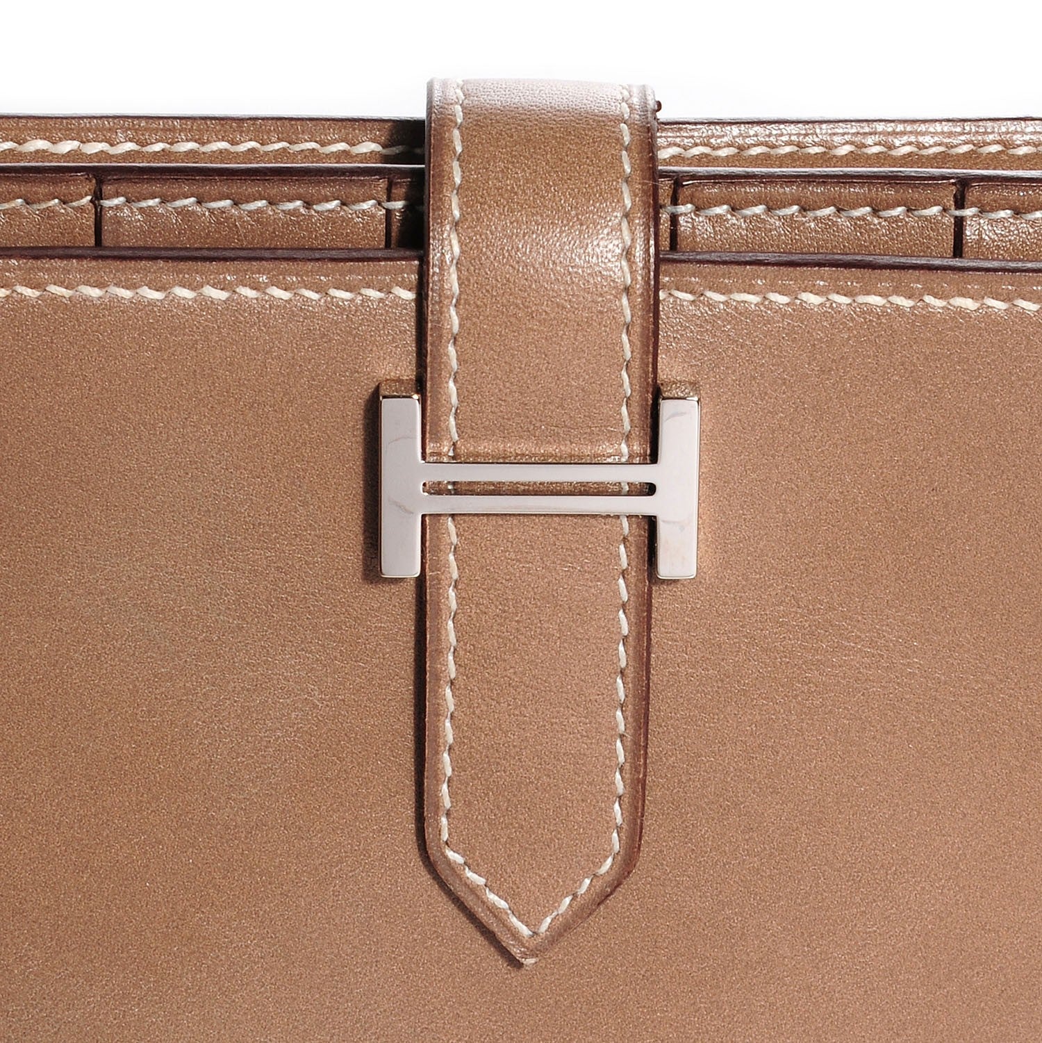 Hermes Box Bearn Gusset Wallet Etoupe 9 of 10