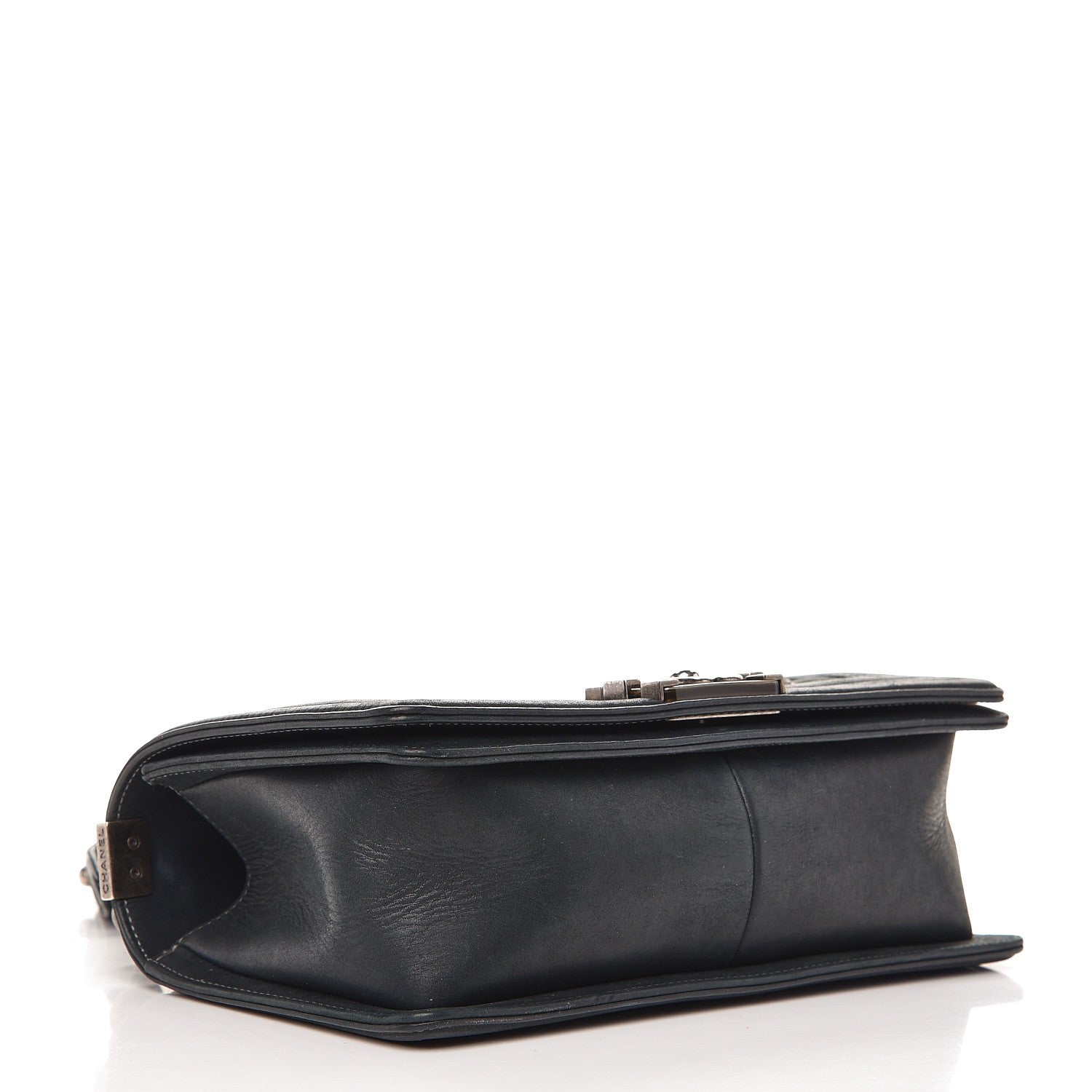 Chanel Suede Calfskin Quilted Medium Boy Flap Black 5 of 11