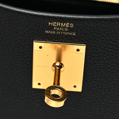 Hermes Togo Kelly Retourne 28 Black 6 of 11