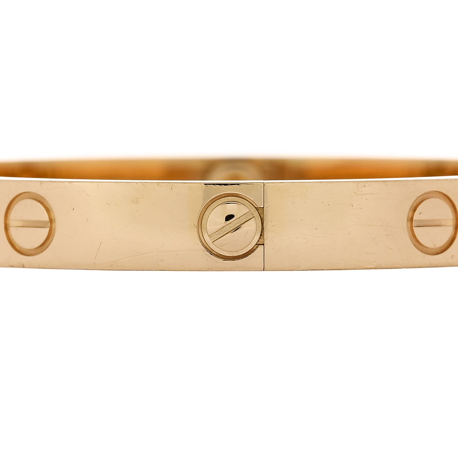 Cartier 18K Yellow Gold LOVE Bracelet 17 5 of 9