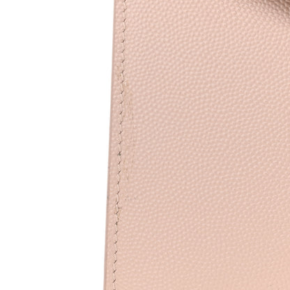 Saint Laurent Grain de Poudre Mini Classic Monogram Cassandra Top Handle Marble Pink 9 of 9