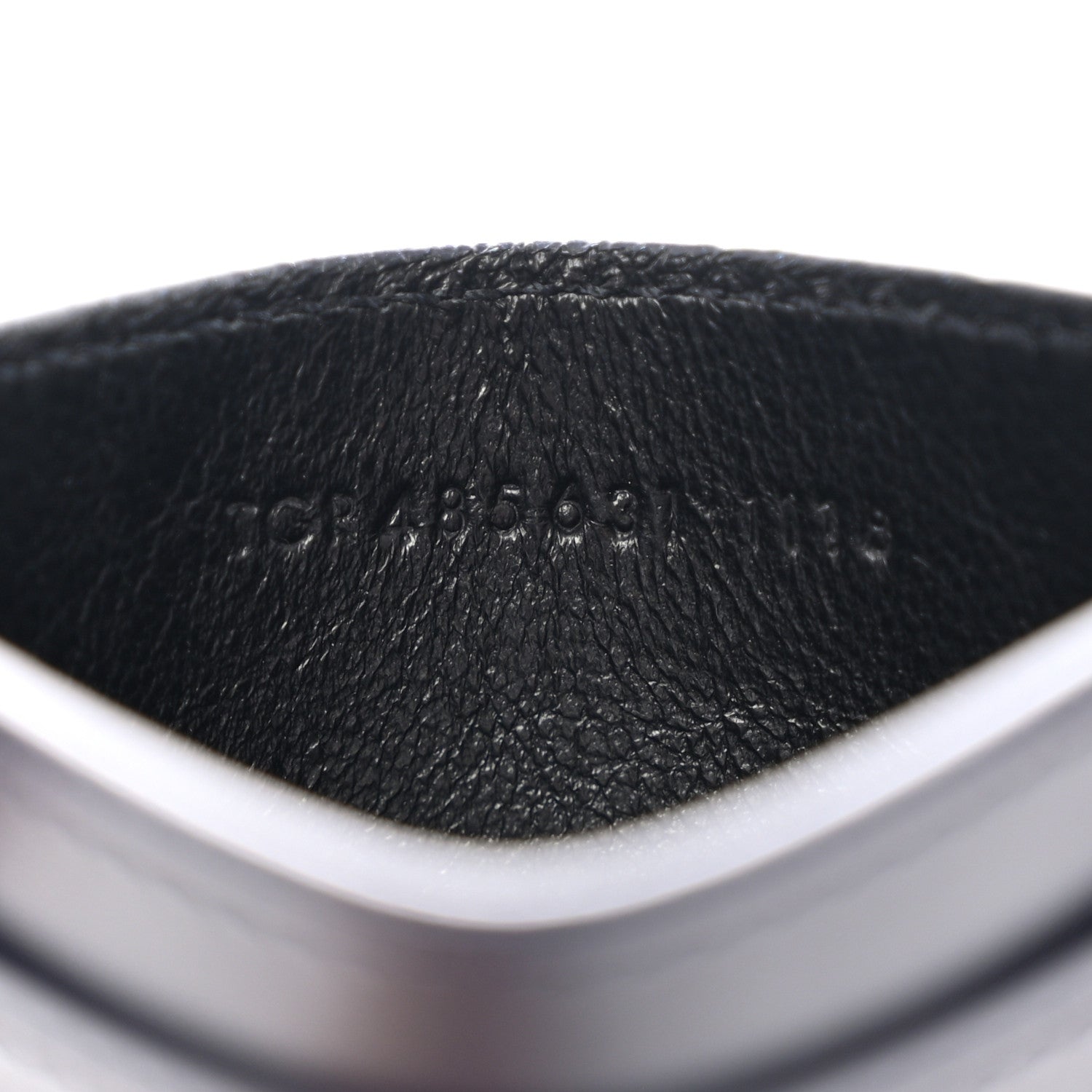 Saint Laurent Calfskin Monogram Credit Card Case Dark Notte 7 of 8