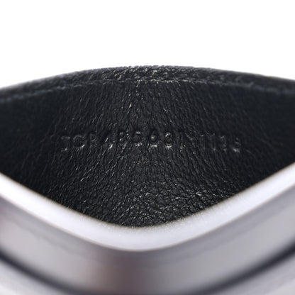 Saint Laurent Calfskin Monogram Credit Card Case Dark Notte 7 of 8