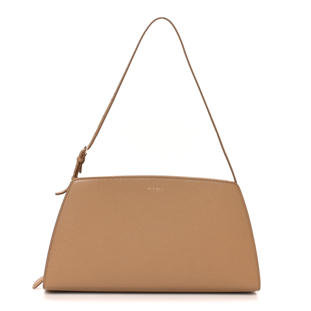 The Row Saddle Calfskin Dalia Baguette Shoulder Bag Warm Chestnut 1 of 9