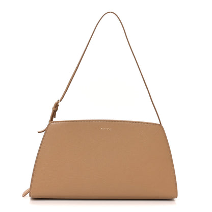 The Row Saddle Calfskin Dalia Baguette Shoulder Bag Warm Chestnut 1 of 9