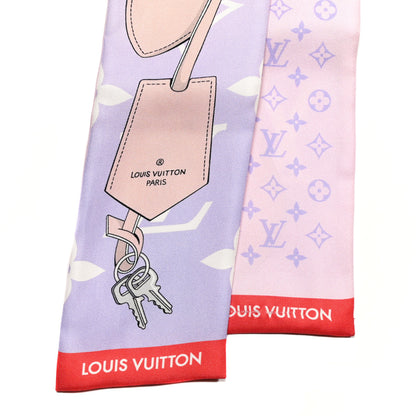 Louis Vuitton Silk Monogram All That Straps Bandeau Mauve 2 of 4