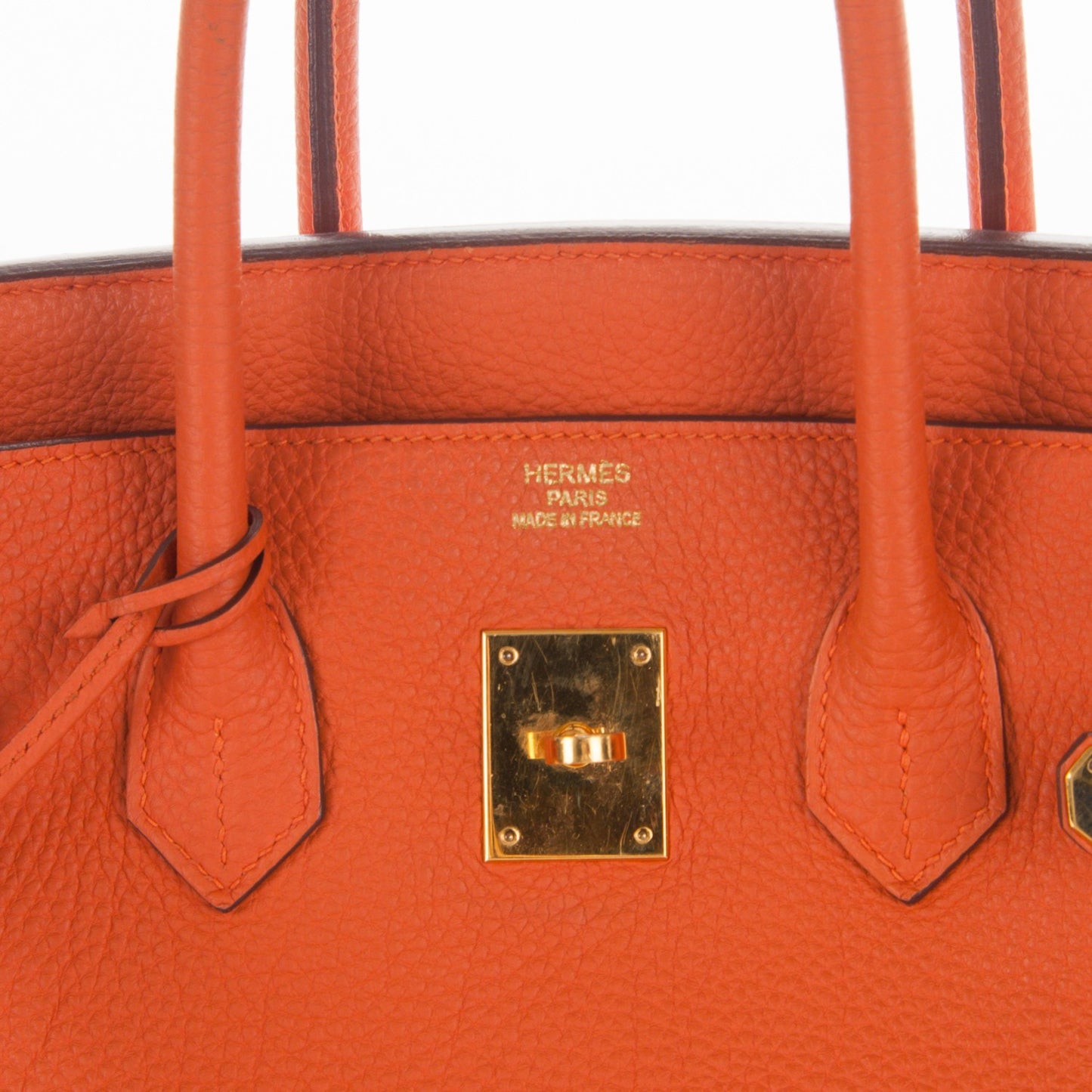 Togo Birkin 35 Orange