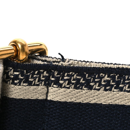 Christian Dior Canvas Embroidered Shoulder Strap Blue 6 of 6
