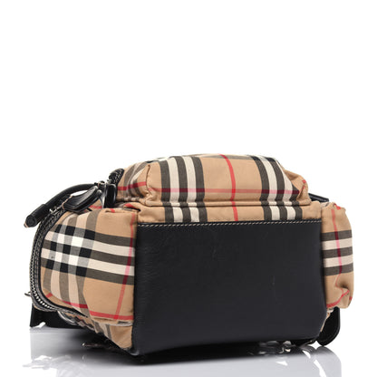 Burberry Vintage Check Small Rucksack Backpack Archive Beige 3 of 14