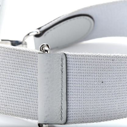 Hermes Taurillon Clemence Evelyne III PM Bleu Pale 11 of 14