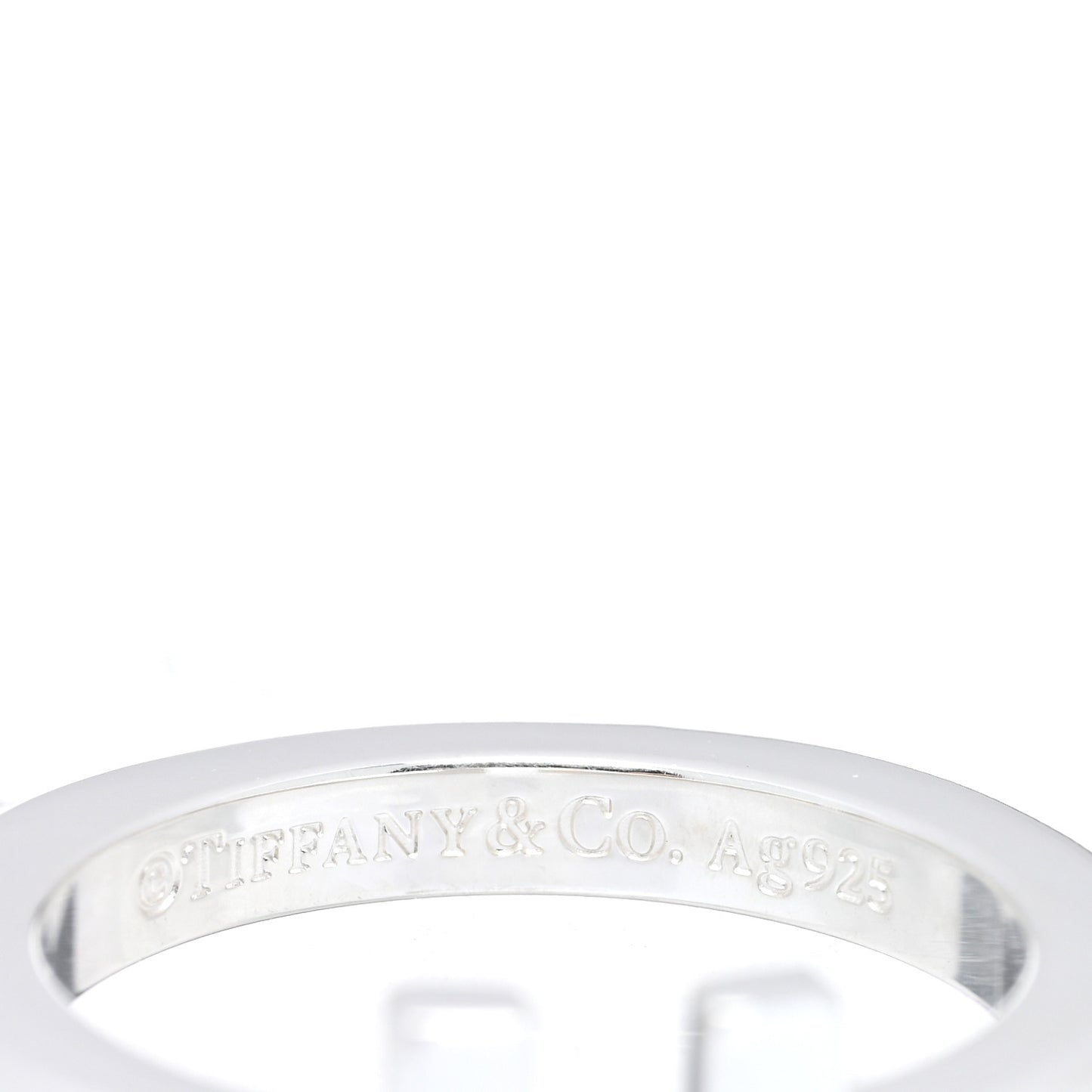 Sterling Silver T Square Ring 52 6