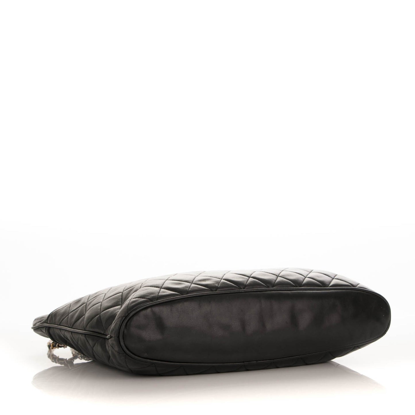 Lambskin Quilted Tote Black