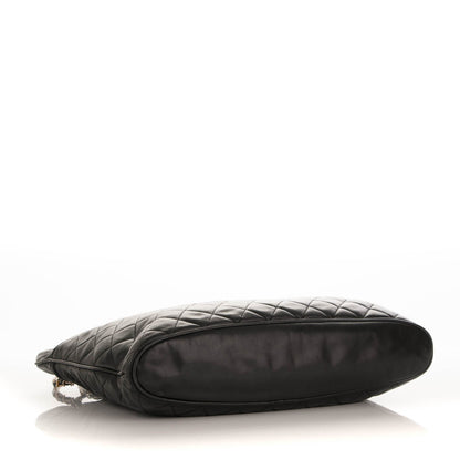 Chanel Lambskin Quilted Tote Black 4 of 8