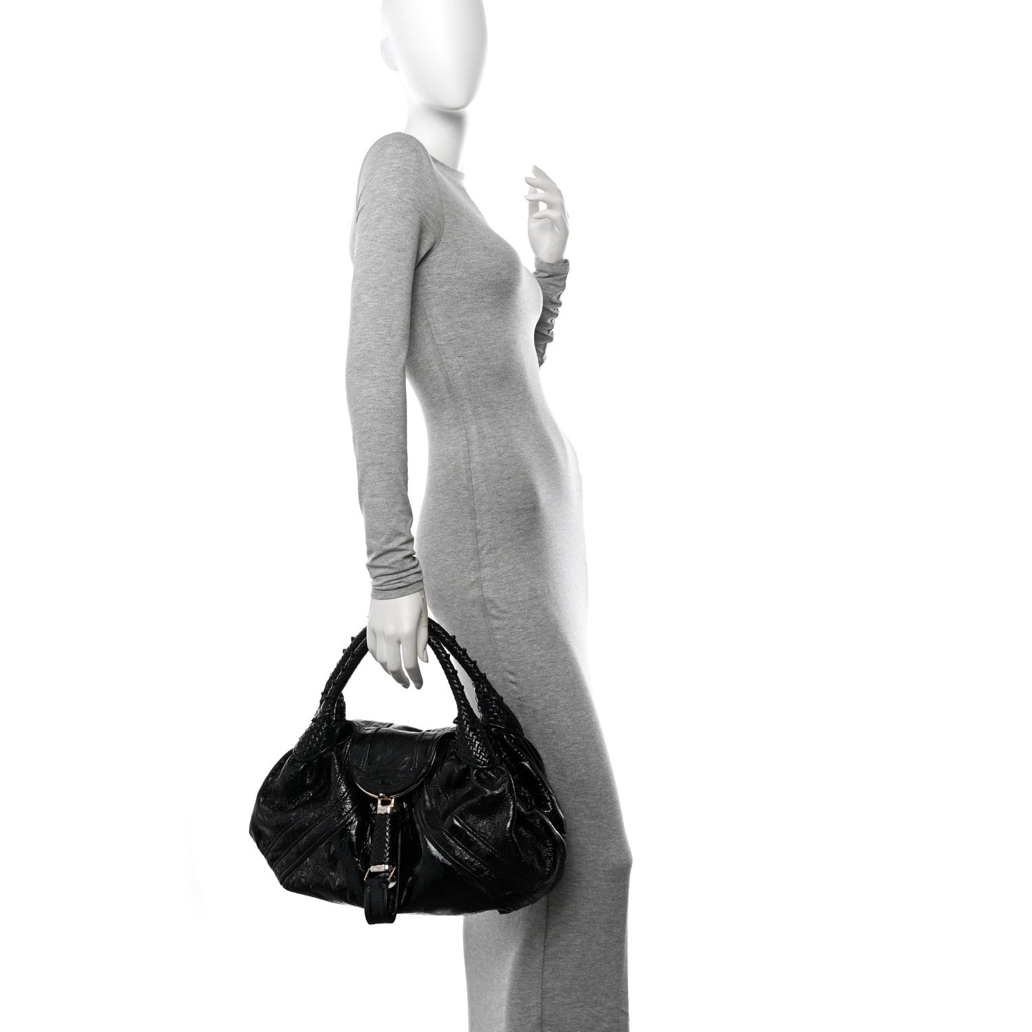 Fendi Crispe Vernice Spy Black 2 of 11