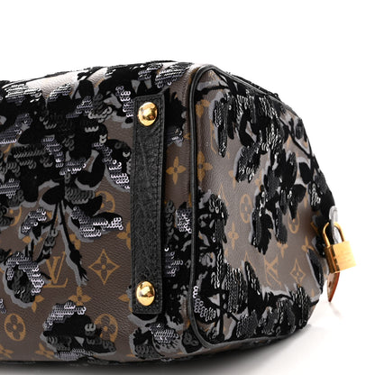 Louis Vuitton Monogram Fleur De Jais Sequins Speedy 30 9 of 11