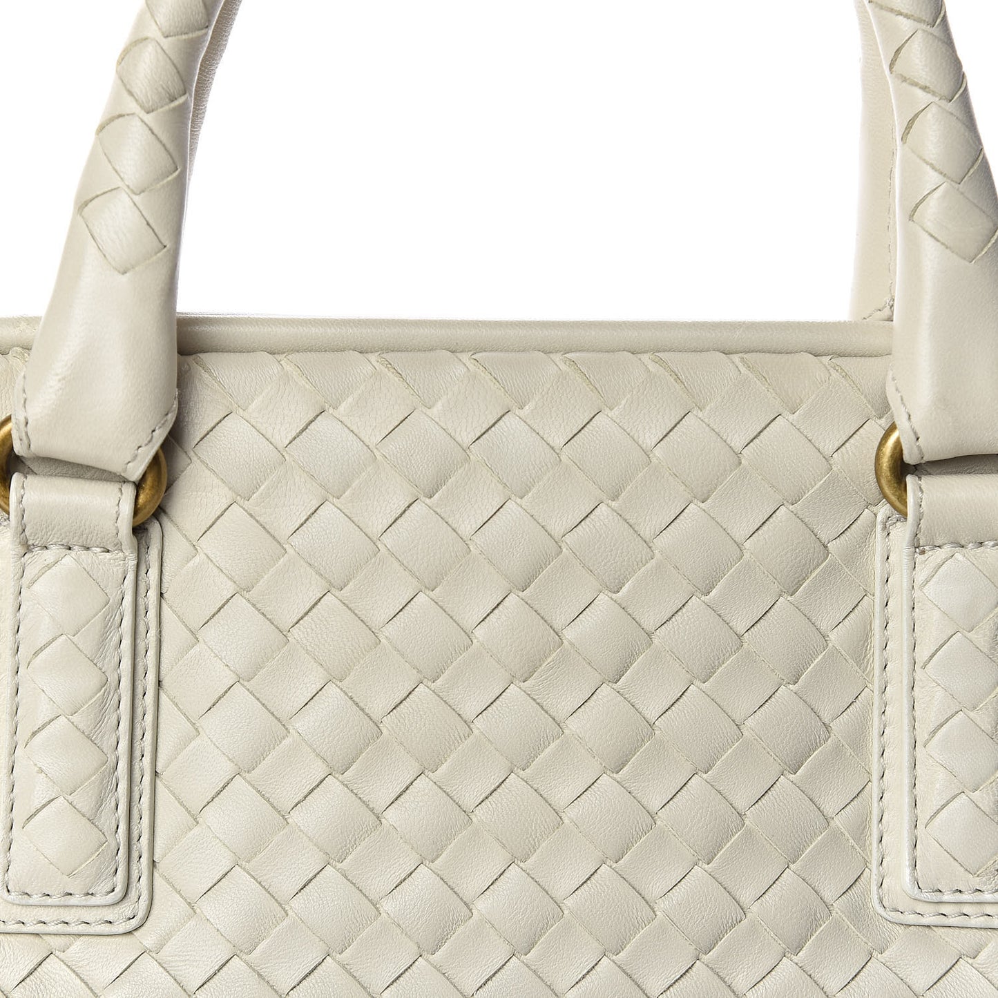 Nappa Intrecciato Frame Tote Colonial