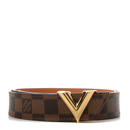 Louis Vuitton Damier Ebene 30mm Essential V Belt 90 36 1 of 7