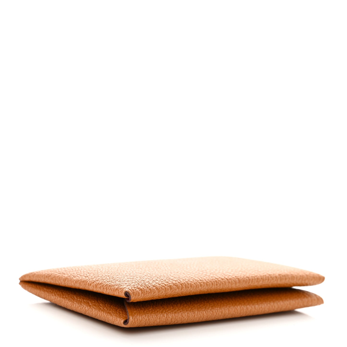 Chevre Mysore Verso Calvi Card Case Caramel Rose Shocking