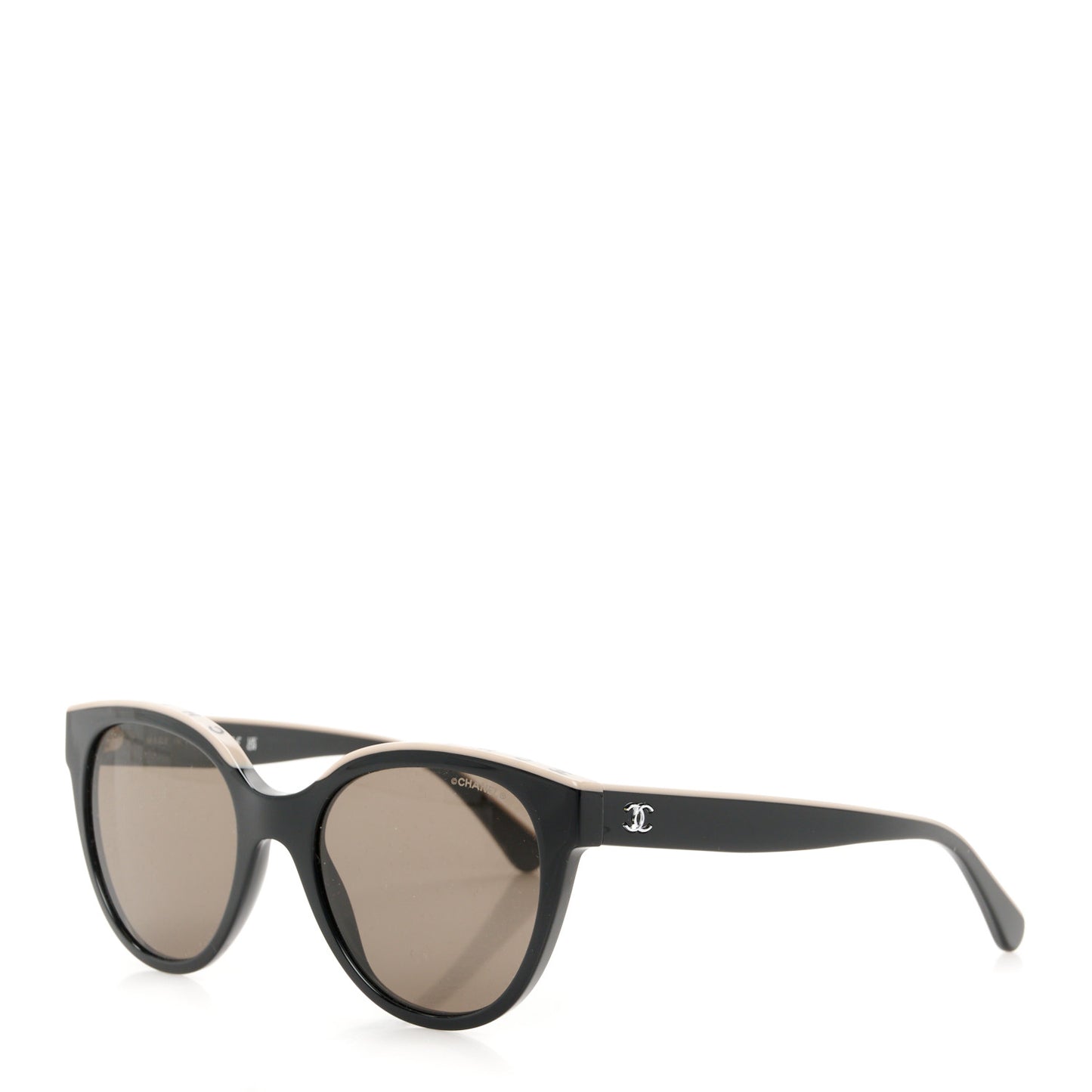Acetate CC Butterfly Sunglasses 5414 Black Beige