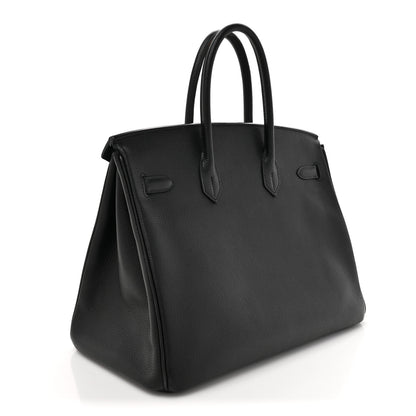 Hermes Vache Liegee  Birkin 35 Black 3 of 17