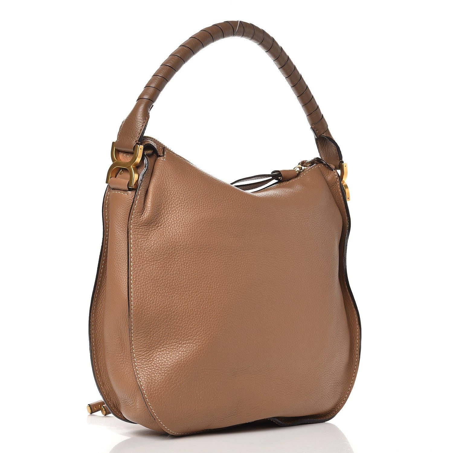 Chloe Calfskin Medium Marcie Hobo Nut 3 of 9