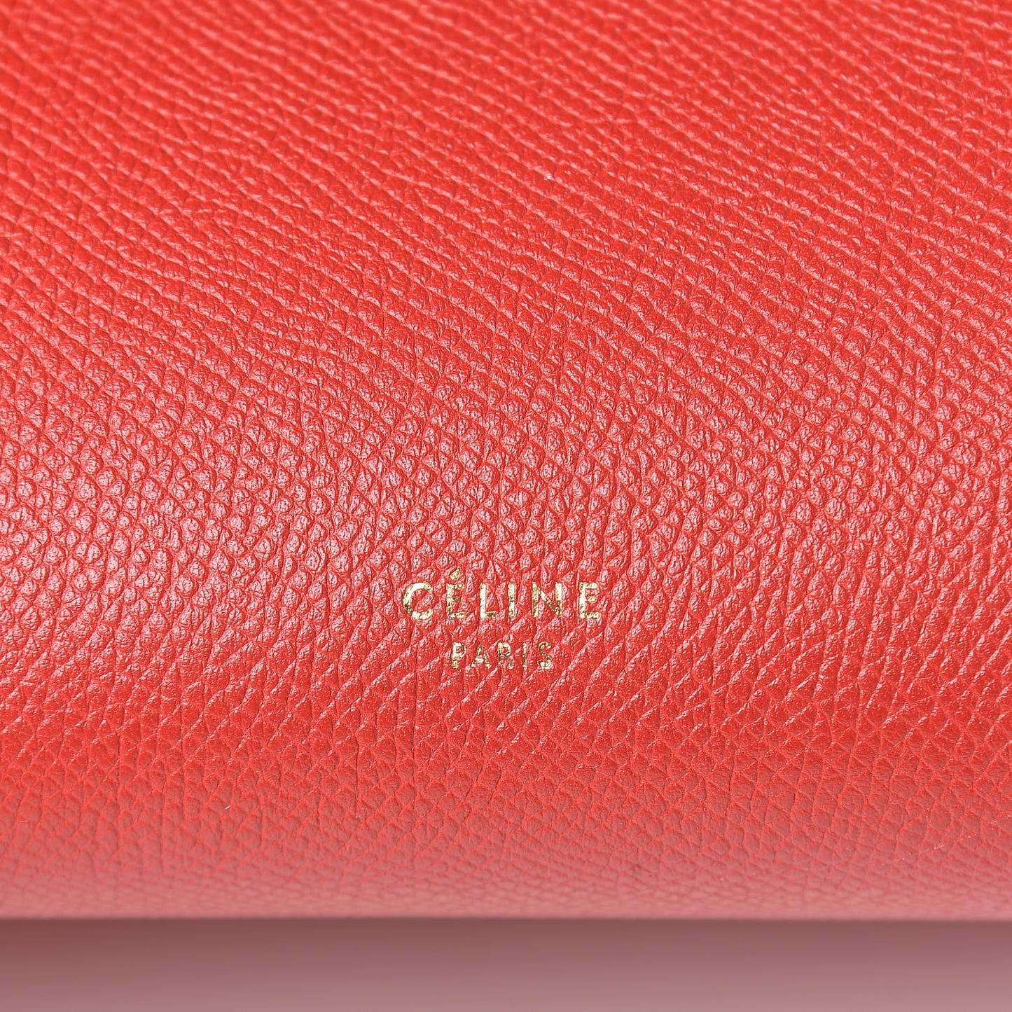 Grained Calfskin Mini Belt Bag Coquelicot